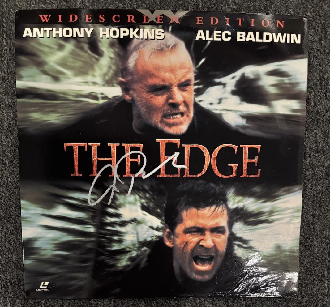 Alec Baldwin — Alec Baldwin The Edge Signed Autographed Movie Laserdisc