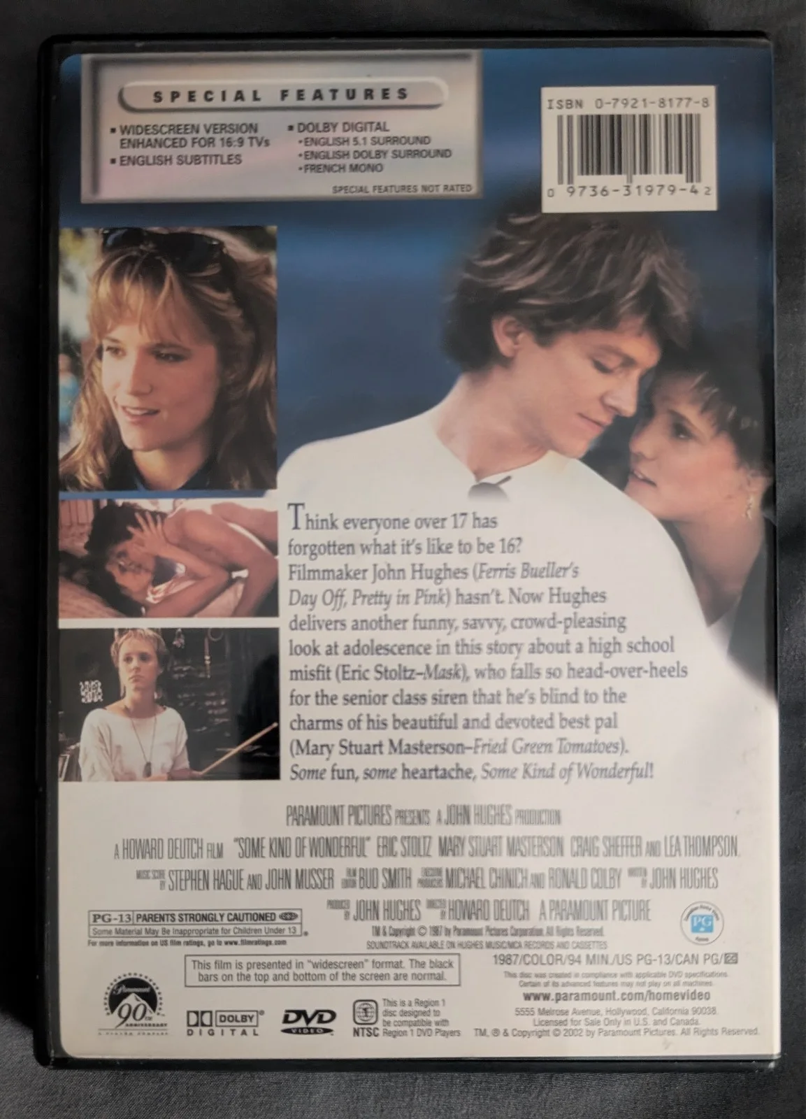 Lea Thompson — LEA THOMPSON signed autograph SOME KIND OF WONDERFUL dvd cover, image 4
