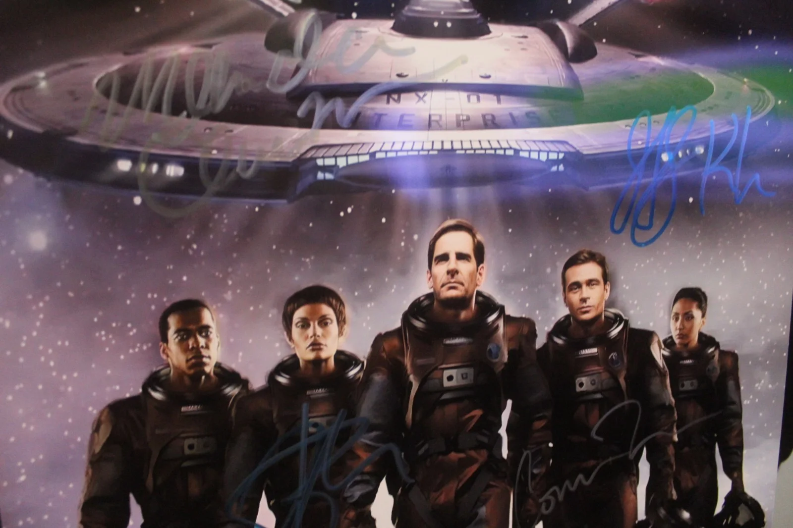 Scott Bakula — 13x19 - Signed Poster - Star Trek Enterprise, Scott Bakula - Tv Series + COA, image 4