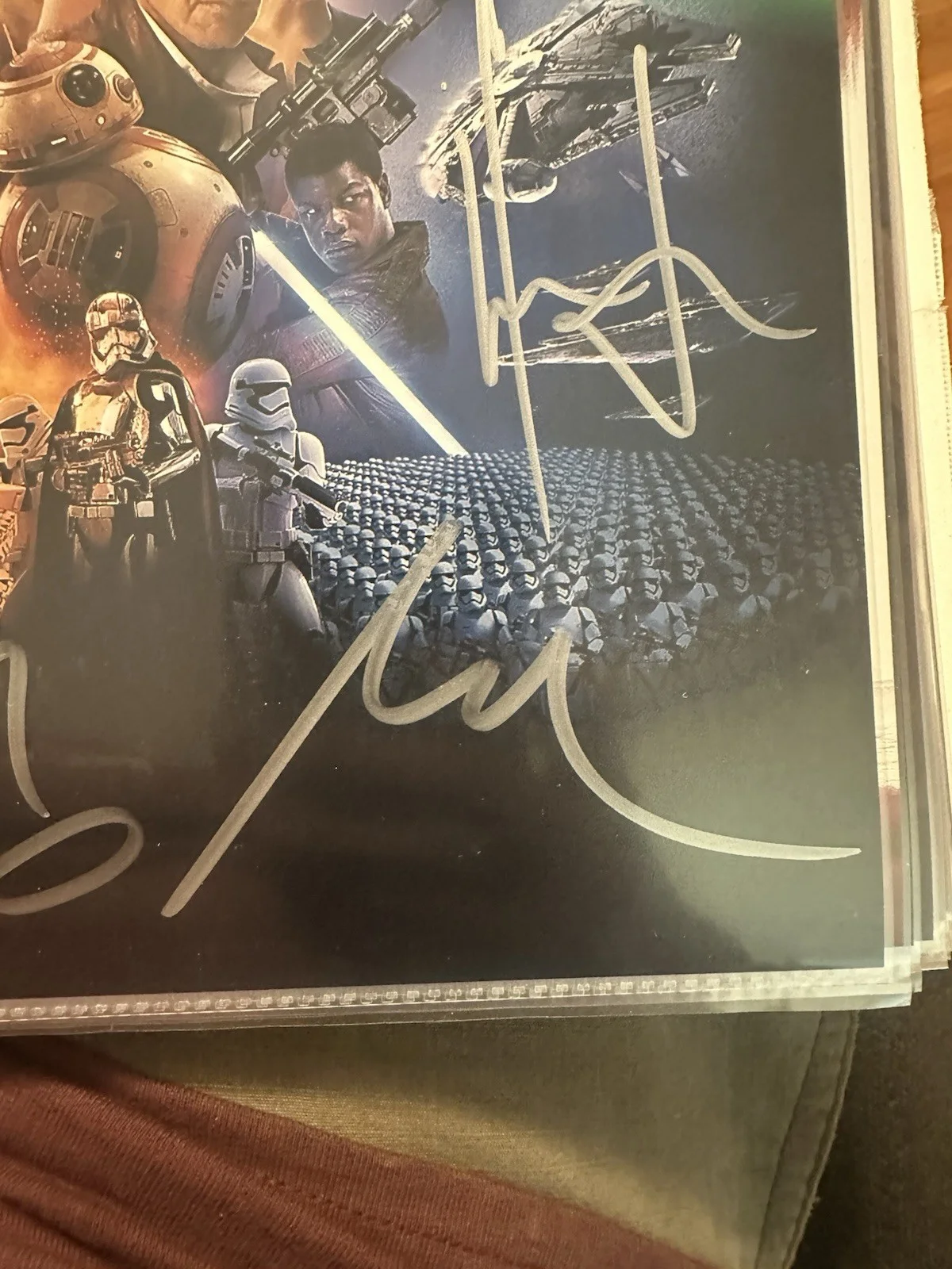 Star Wars: The Force Awakens 4 Members Autographed 8x10 Photo W/ COA, image 4