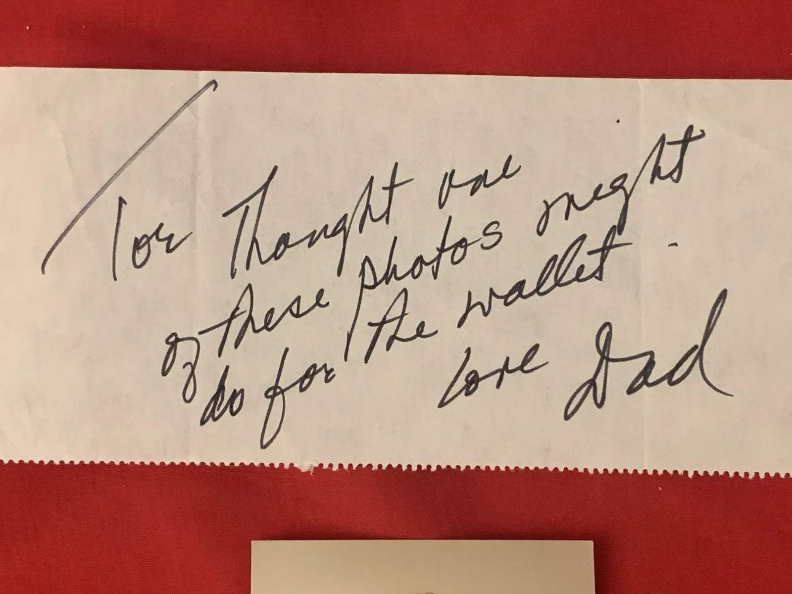 Vincent Price — Vincent Price Estate Passport Wallet Photo & Handwritten Note! 23f, изображение 3