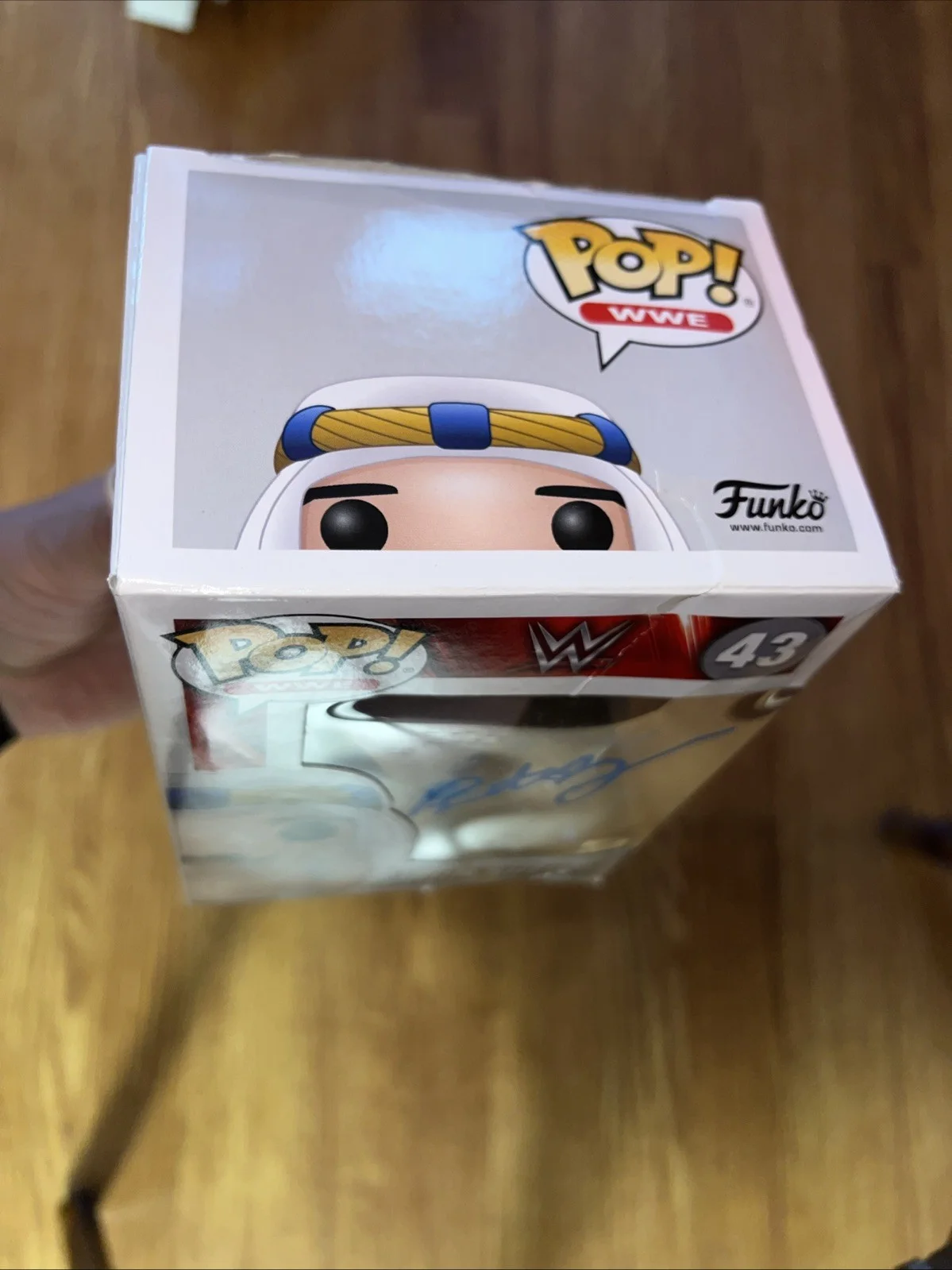 Brett Azar — Brett Azar Signed POP Funko Iron Sheik WWE 43, image 5