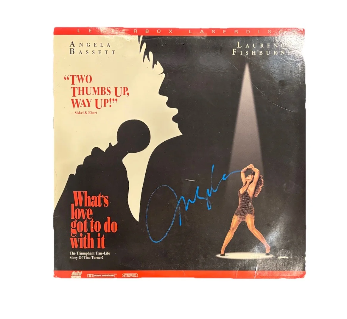 Angela Bassett What’s Love Got To Do With It Signed Autographed Movie Laserdisc, изображение 2