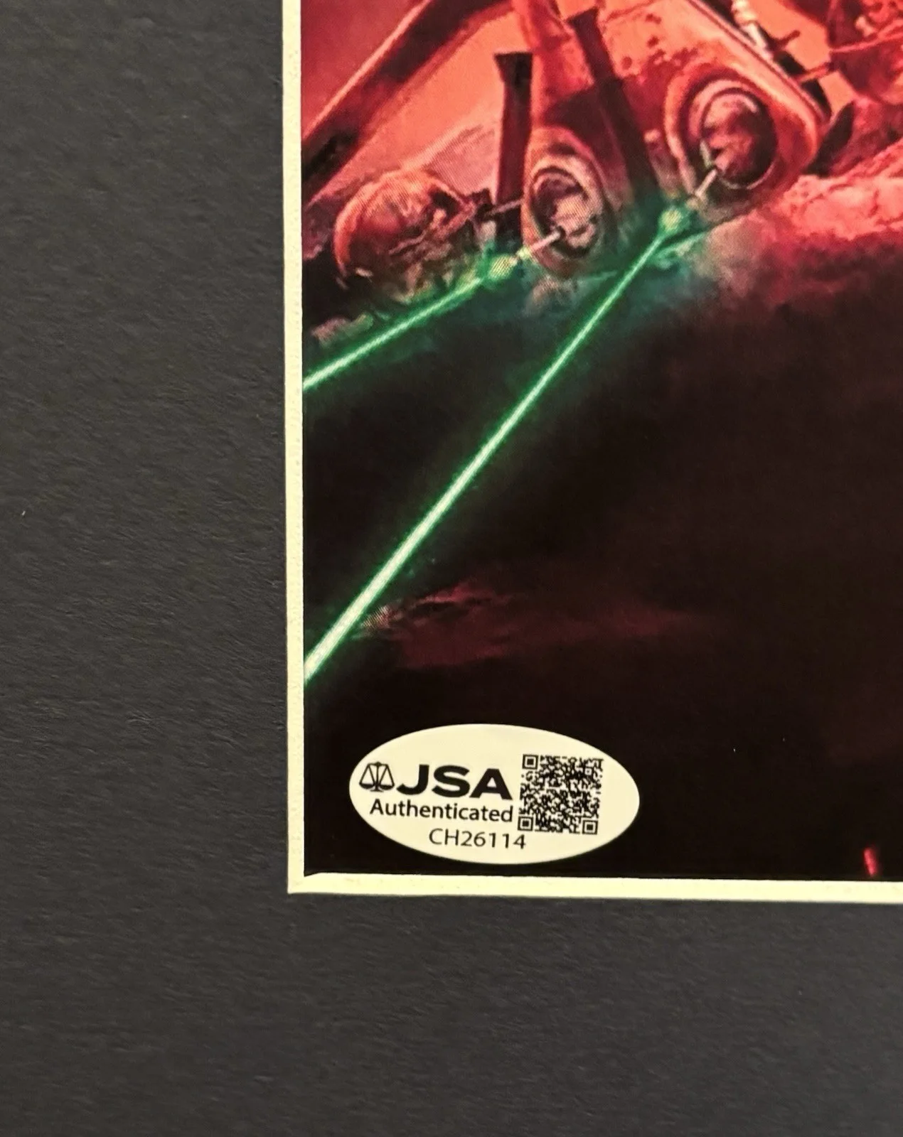 Sam Witwer — Star Wars The Clone Wars Series Darth Maul Sam Witwer Auto JSA COA Framed Art, image 4