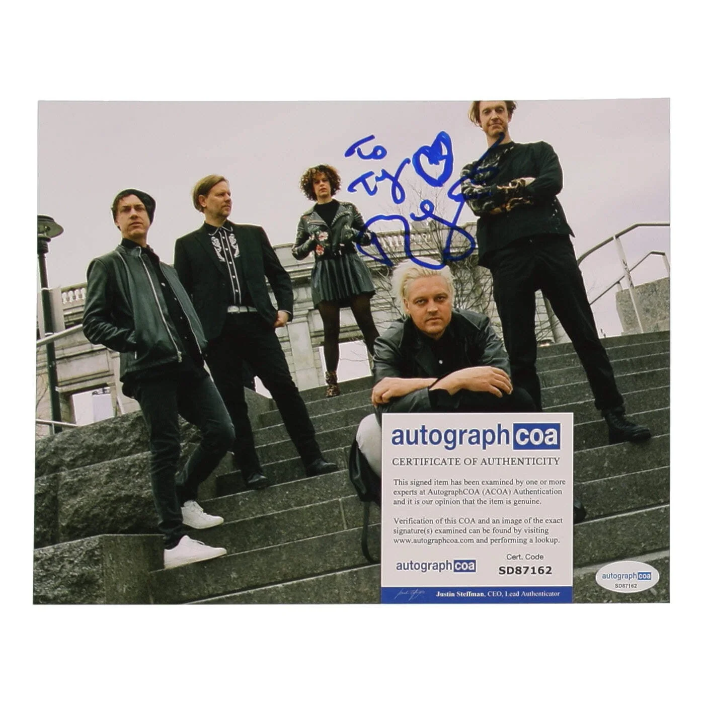 Regine Chassagne — Regine Chassagne Signed (ACOA) Arcade Fire 8x10 Photo - Singer and Instrumentali, image 2