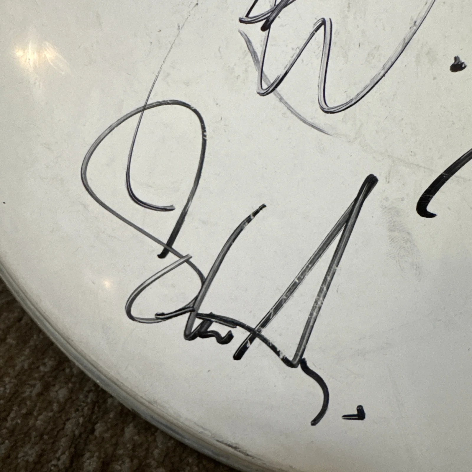 Journey Autographed 10 Inch Drum Head Concert Used 03-05 ￼, изображение 3