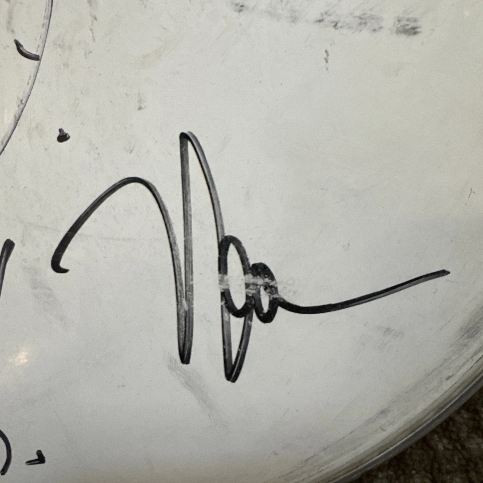 Journey Autographed 10 Inch Drum Head Concert Used 03-05 ￼, изображение 5