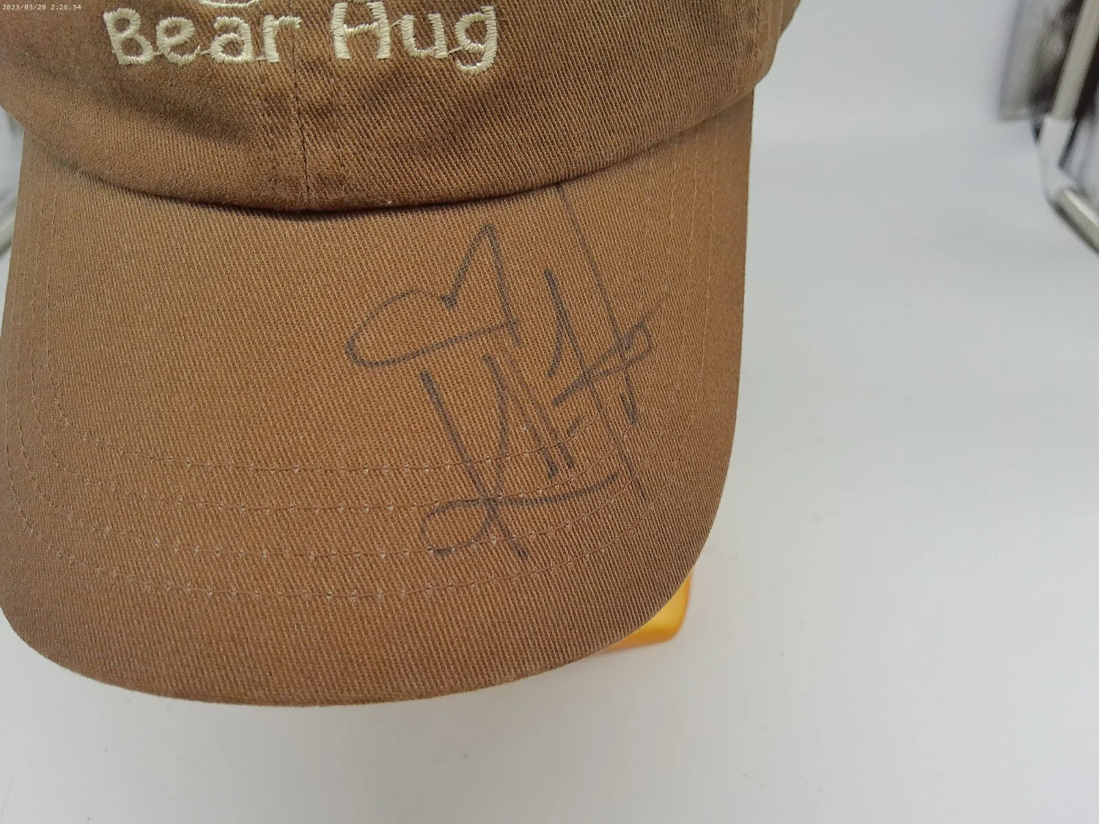Kellen Lutz — KELLEN LUTZ signed autographed Bear Hug Hat Cap Stephenie Meyer charity, image 3