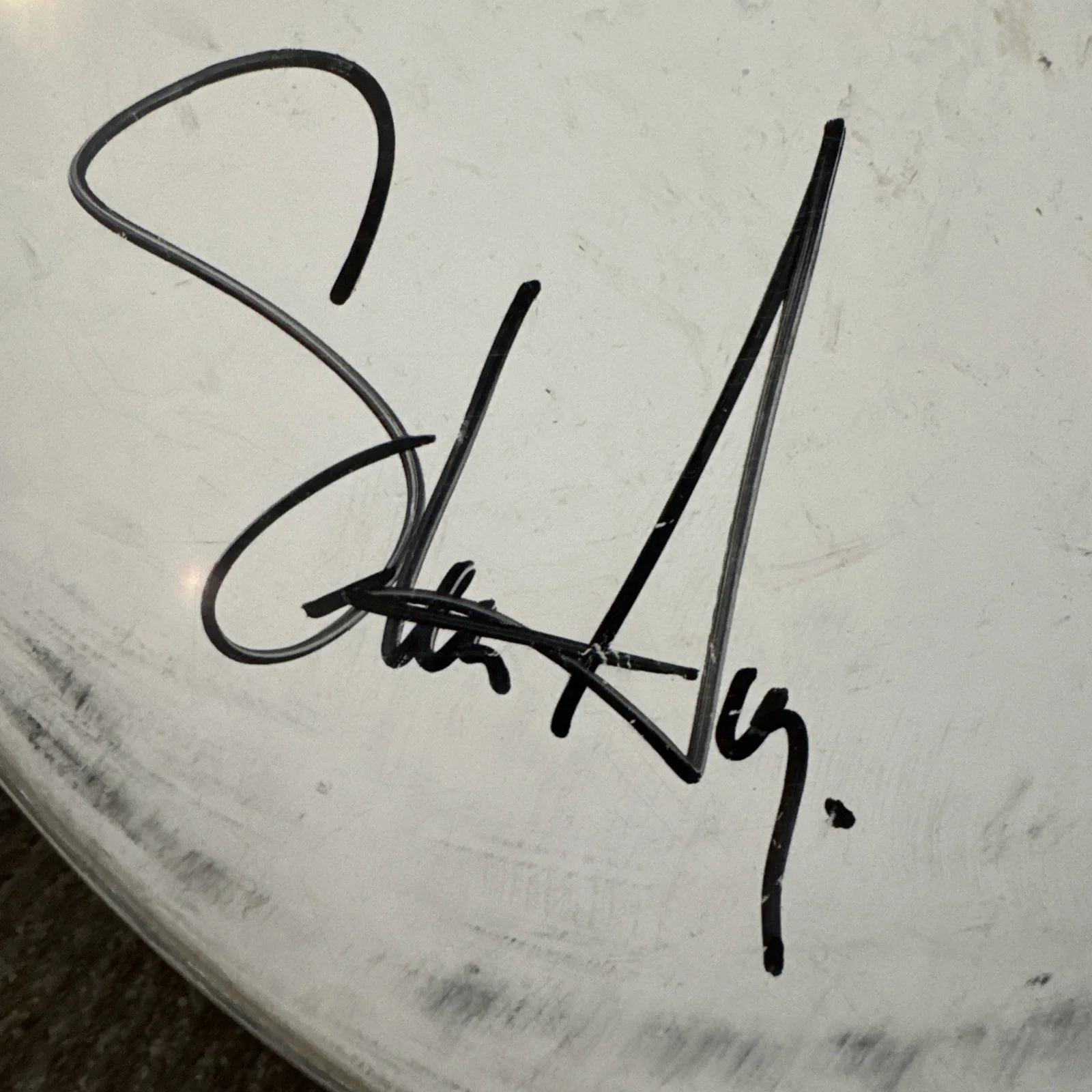 Journey Autographed 16 Inch Drum Head Concert Used 03-05 ￼, изображение 5