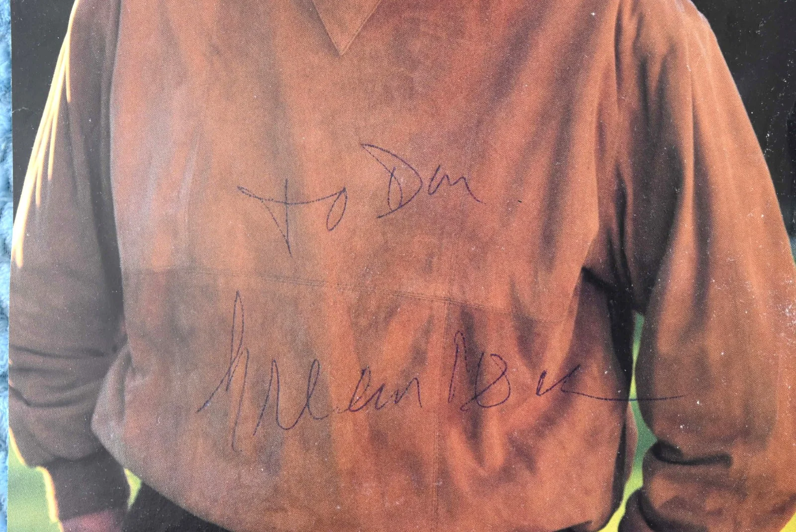 Gregory Peck Hand Signed Paper, image 2