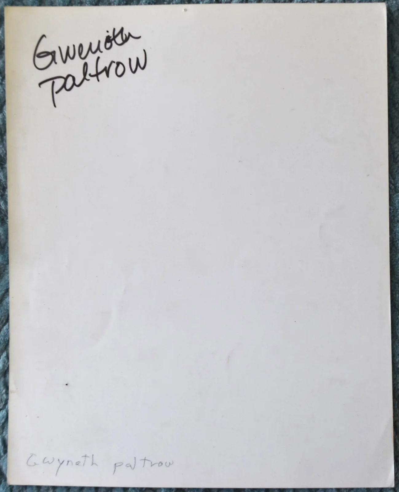 Young Gwyneth Paltrow Hand Signed Original Photo 8"X10", изображение 4