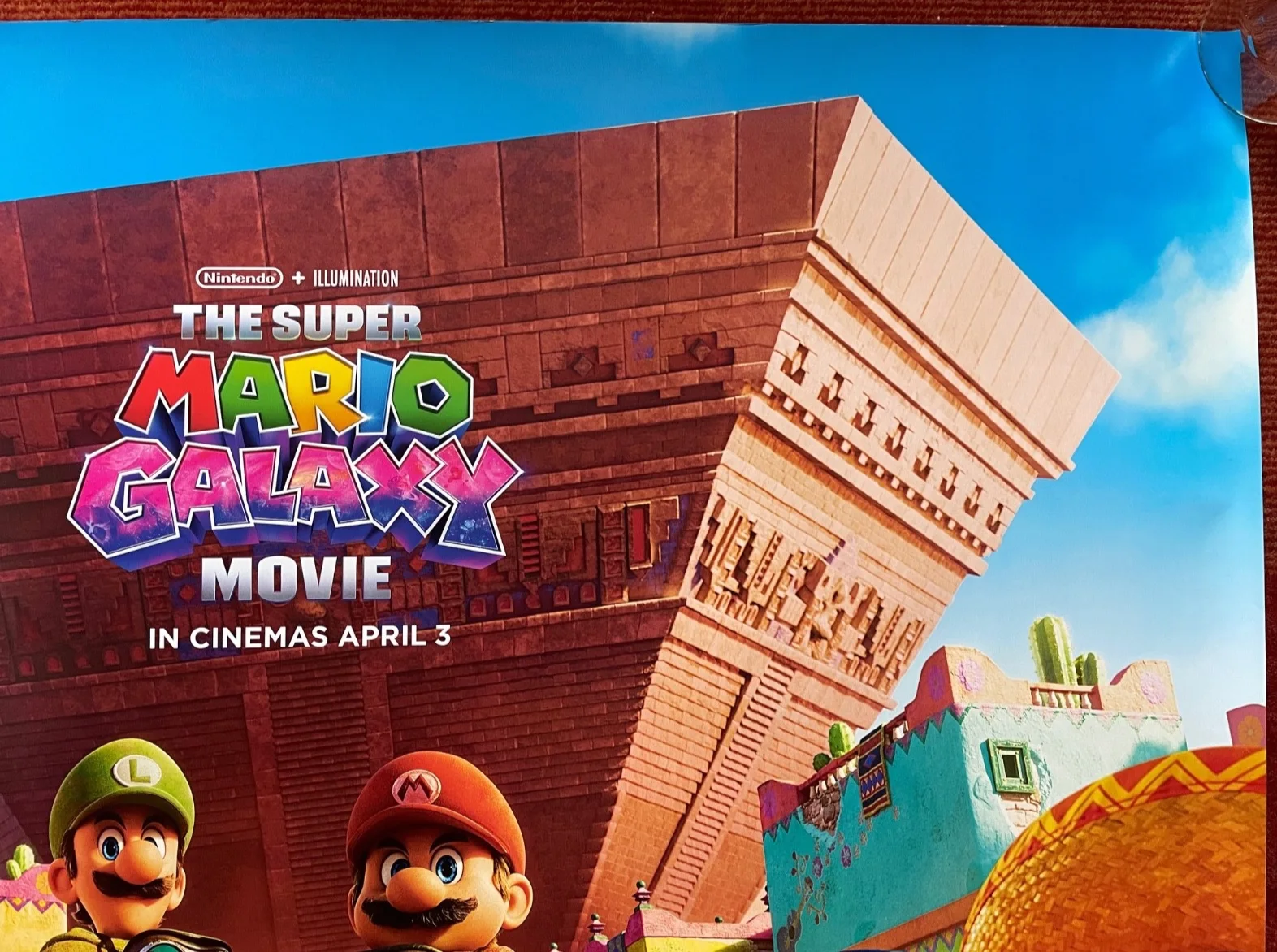 THE SUPER MARIO GALAXY MOVIE (2026) Original UK Advance Quad Movie Poster V.2, изображение 4