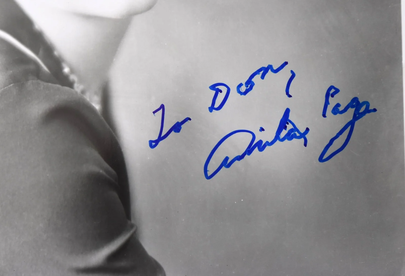Anita Page Hand Signed Original Photo 8"X10", изображение 2
