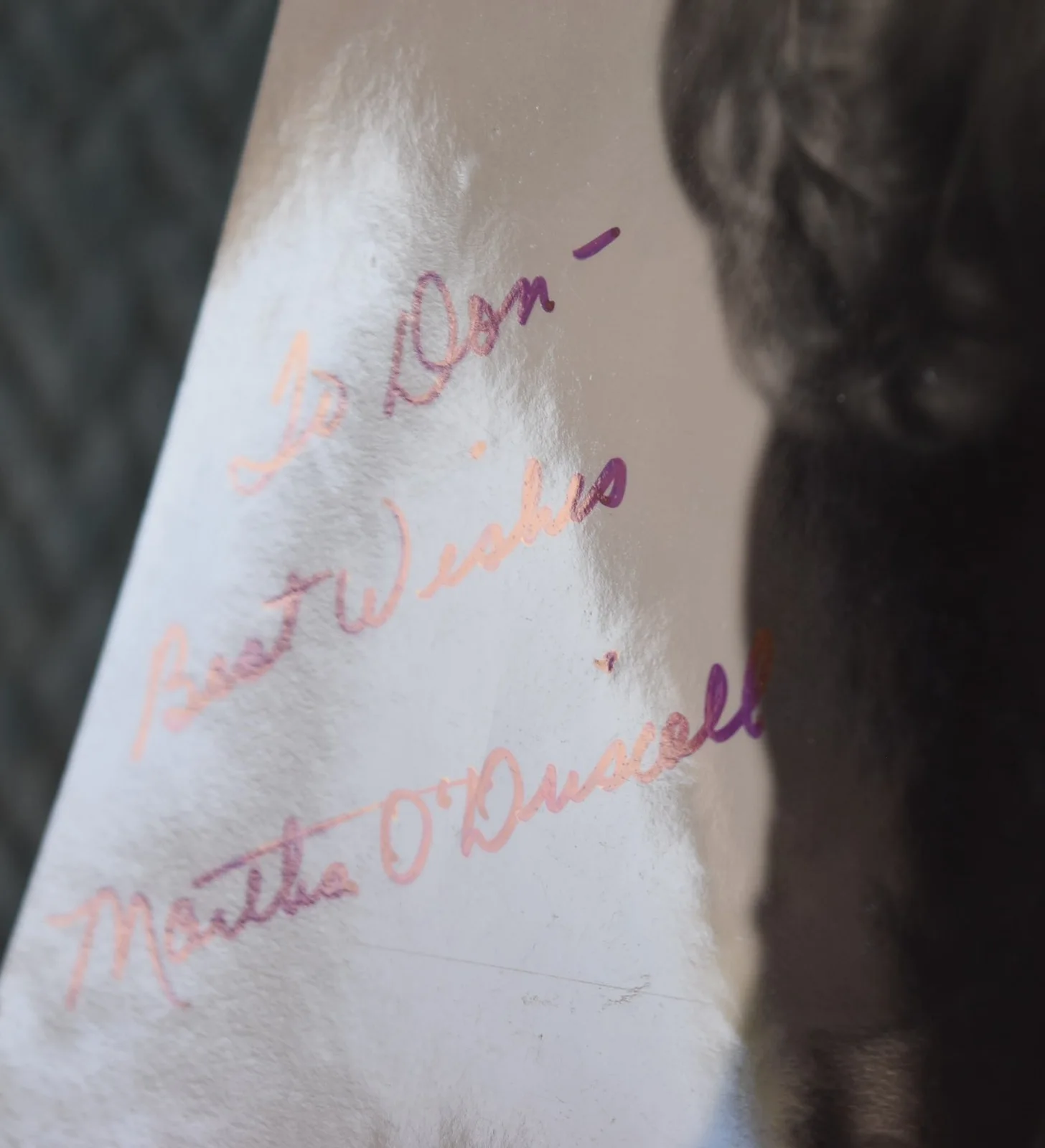 Martha O'Driscoll Hand Signed Original Photo 7"X9 1/2", изображение 3