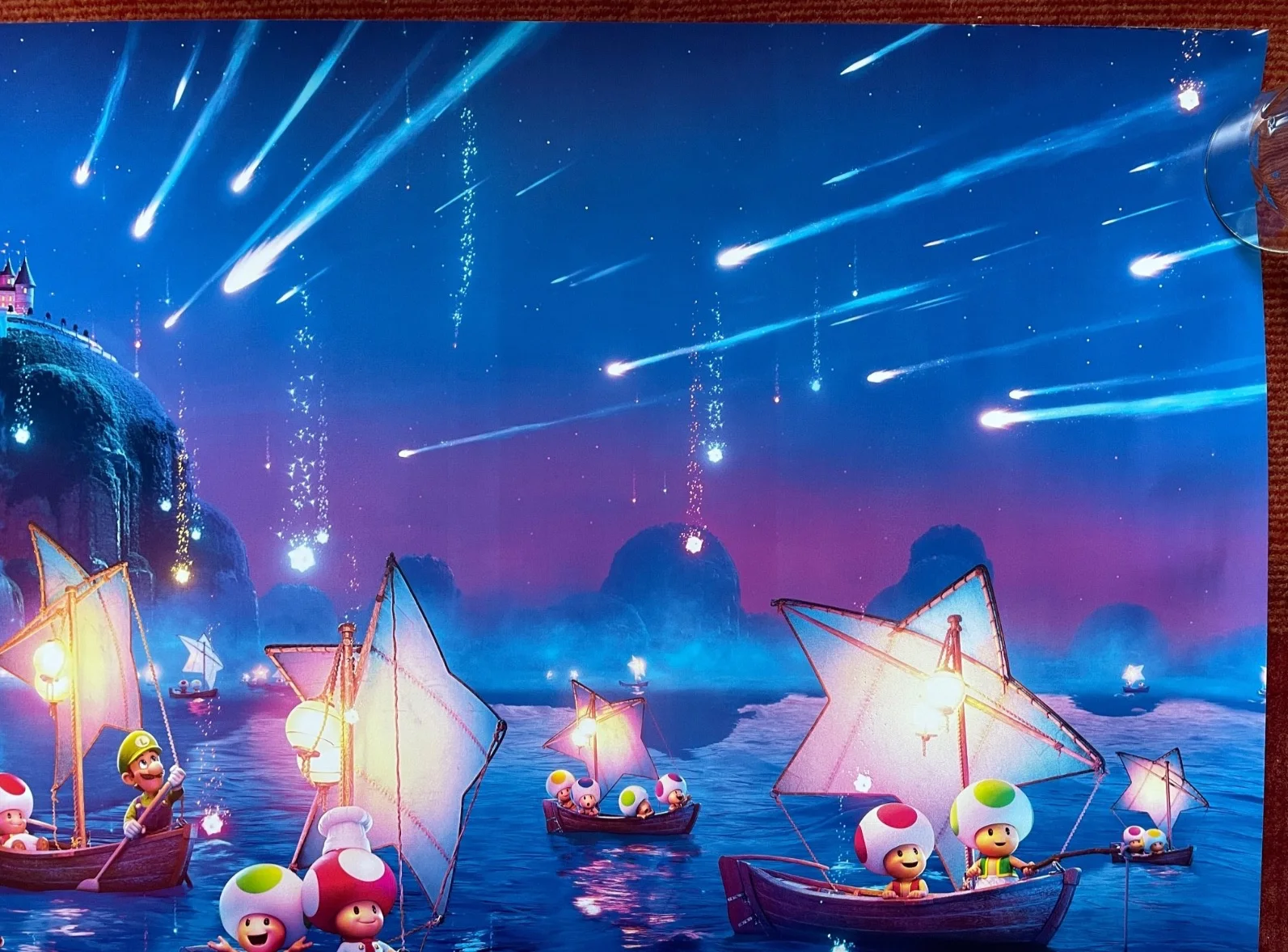 THE SUPER MARIO GALAXY MOVIE (2026) Original UK Advance Quad Movie Poster, изображение 3