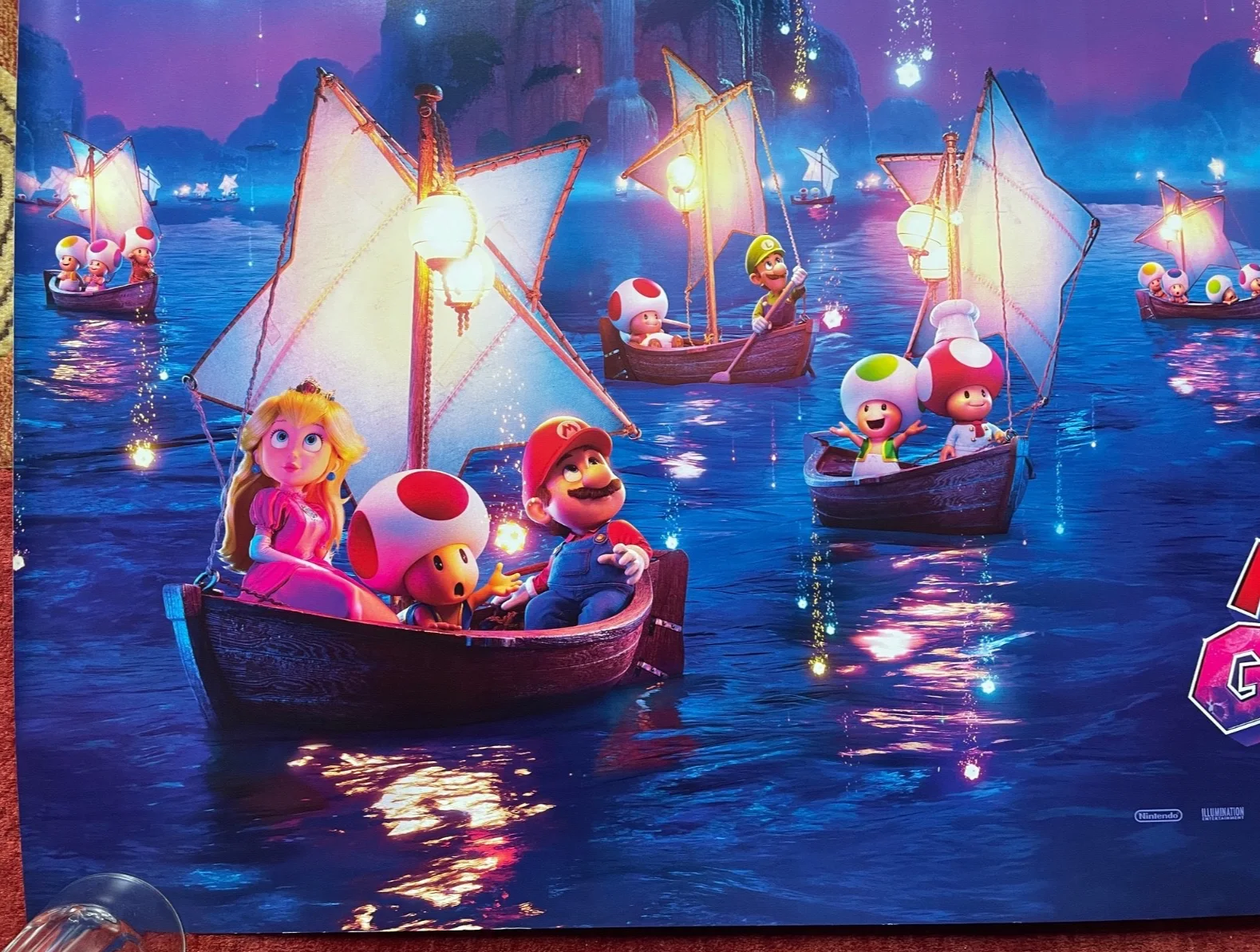 THE SUPER MARIO GALAXY MOVIE (2026) Original UK Advance Quad Movie Poster, изображение 4