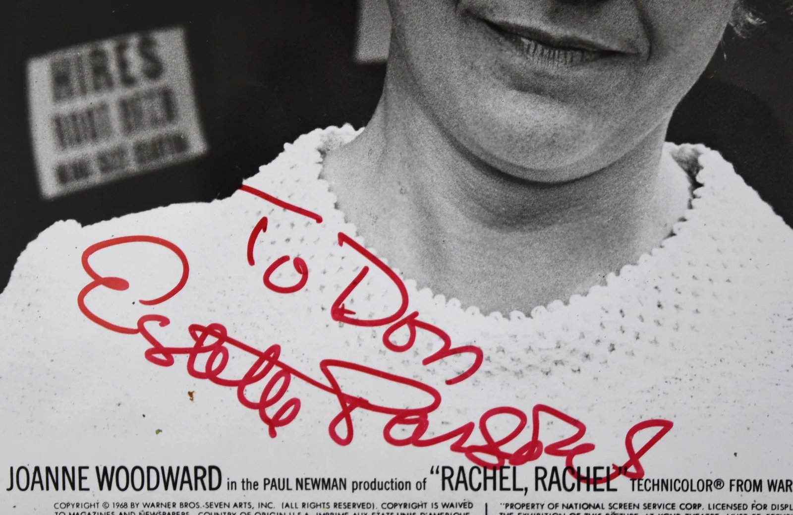 Estelle Parsons (Rachel, Rachel) Hand Signed Original Photo 10"X8", изображение 2