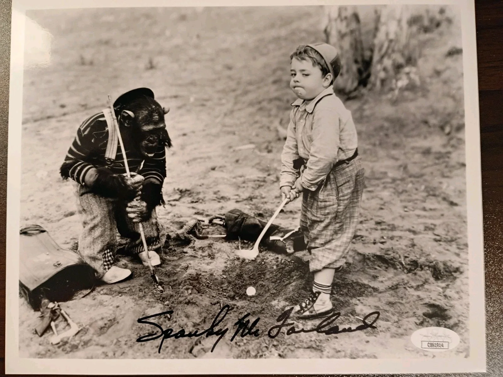Spanky McFarland — SPANKY McFARLAND Signed 8x10 Photo..THE LITTLE RASCALS Legend (d.1993) JSA COA