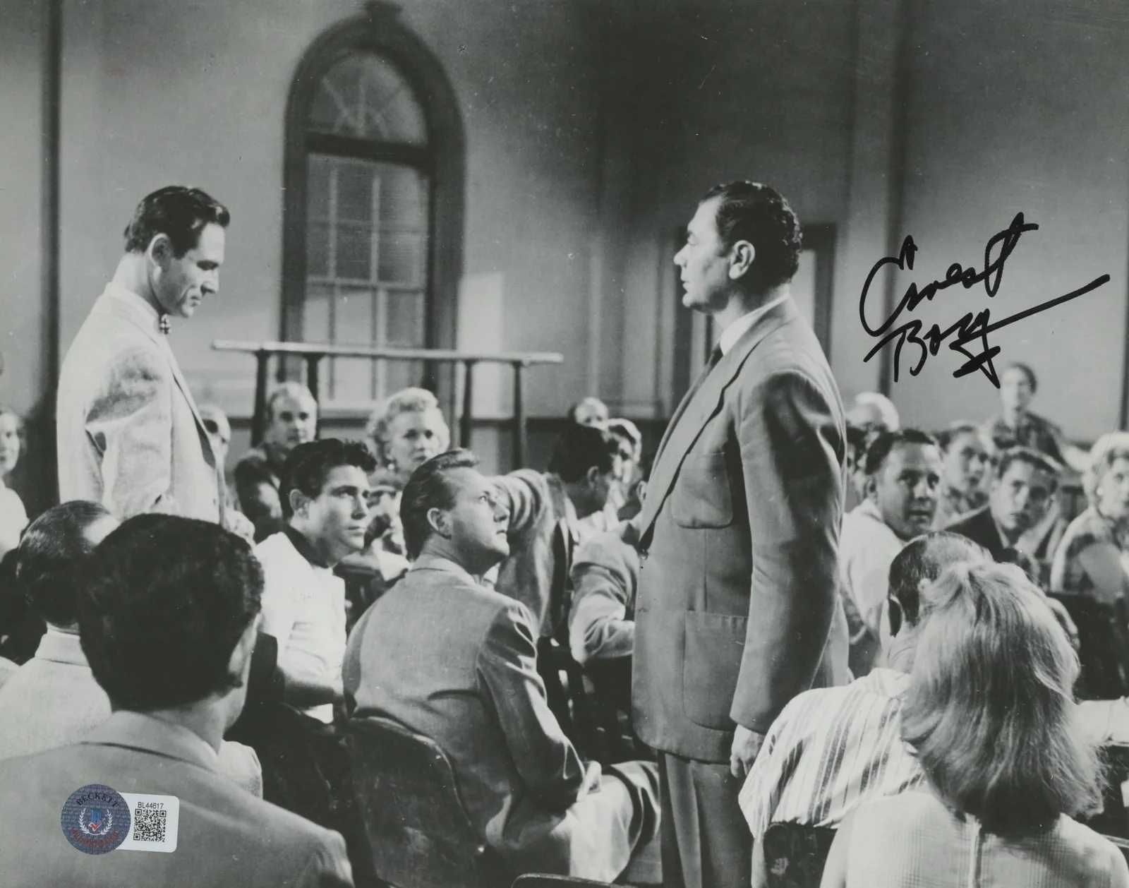 Ernest Borgnine — Ernest Borgnine McHale's Navy Authentic Signed 8x10 Photo BAS #BL44617, image 3