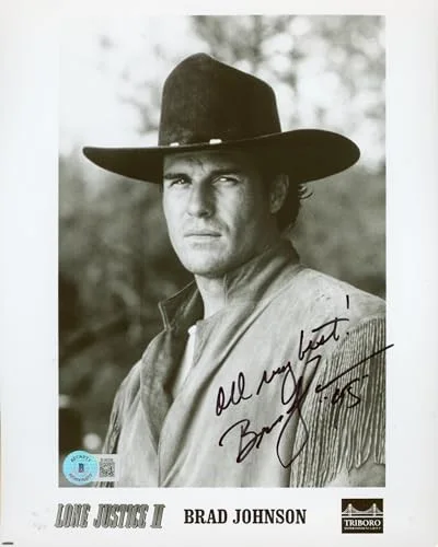 Brad Johnson — Brad Johnson Marlboro Man "All My Best!" Signed 8x10 Photo BAS #BL96208, изображение 2