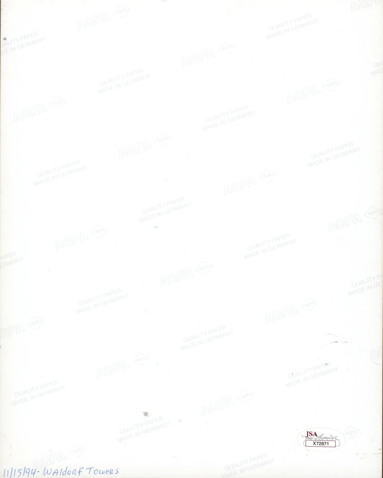 Bob Hope — Bob Hope The Tonight Show Authentic Signed 8x10 Photo Autographed BAS #A84716, image 2