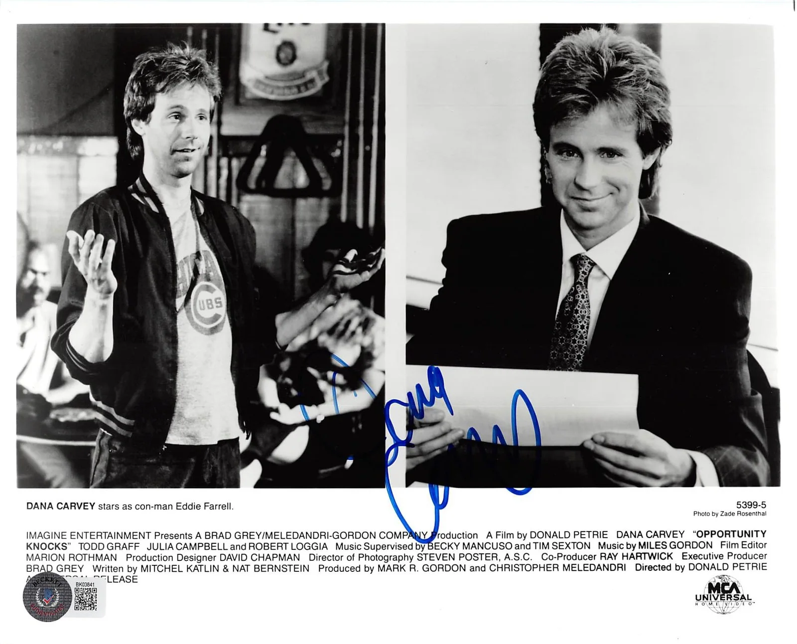 Dana Carvey — Dana Carvey Opportunity Knocks Authentic Signed 8x10 Photo BAS #BK03841, image 3