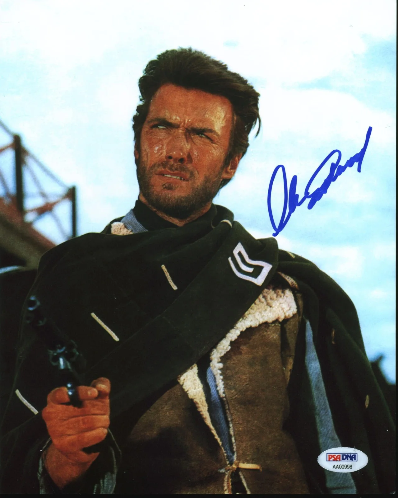 Clint Eastwood — Clint Eastwood Good, the Bad & the Ugly Signed 8x10 Photo Auto 10! BAS #AC26956, изображение 4