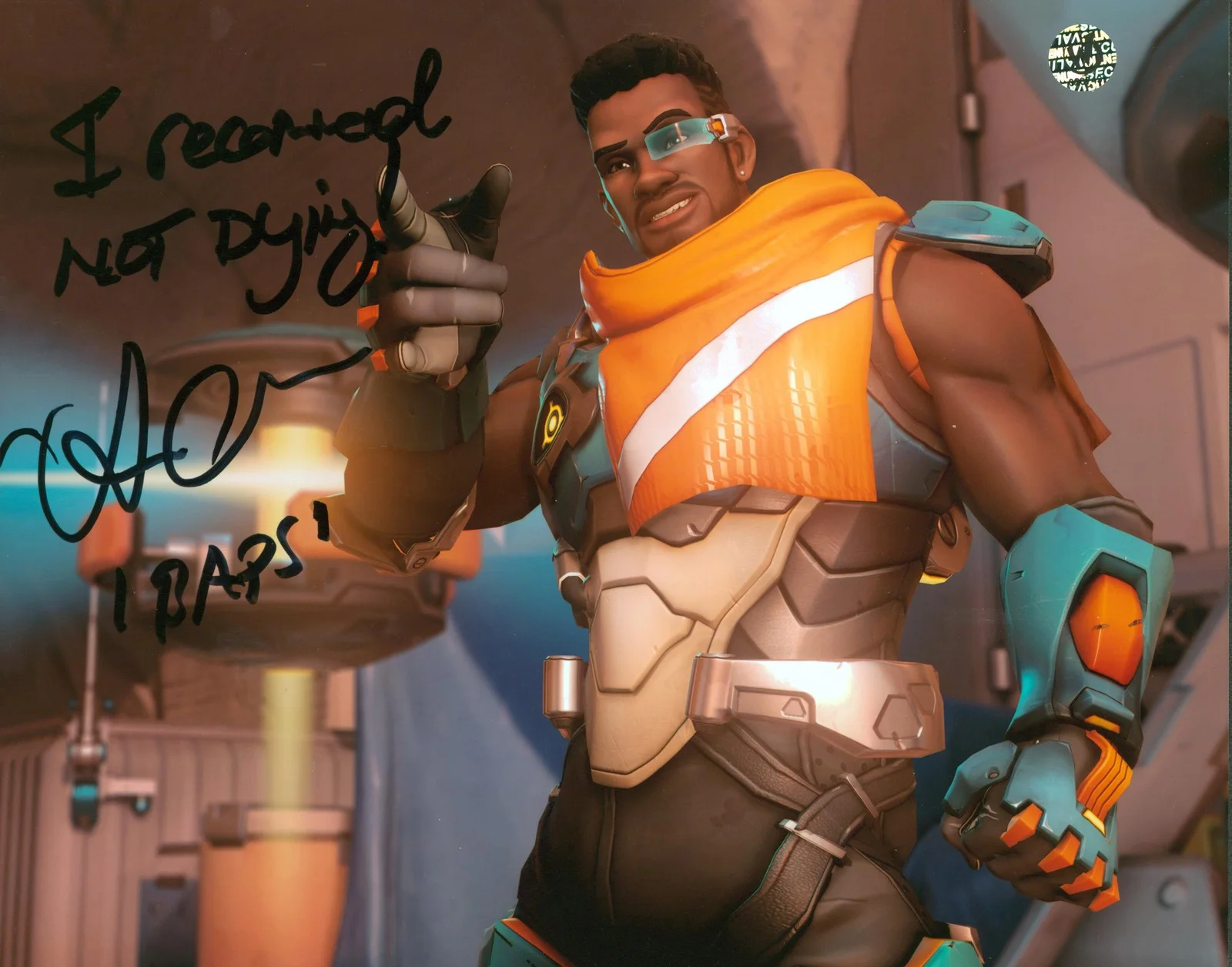 Benz Antoine — Benz Antoine Overwatch Authentic Signed 8x10 Photo Wizard World #023749