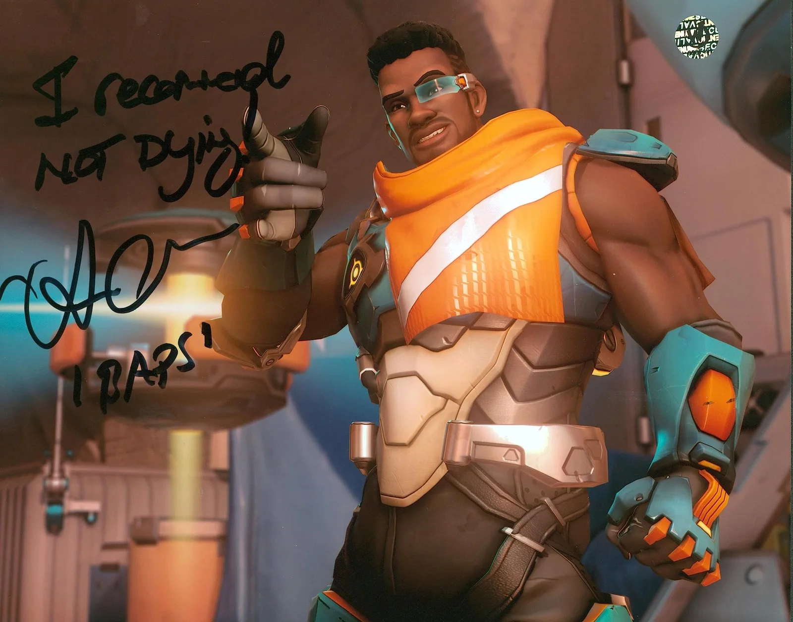 Benz Antoine — Benz Antoine Overwatch Authentic Signed 8x10 Photo Wizard World #023749, изображение 4