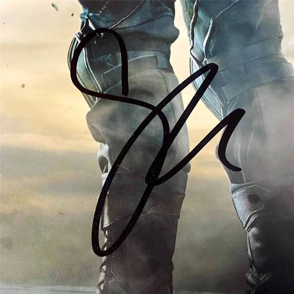 Sebastian Stan signed Winter Soldier 12x18 Photo Poster autograph ~ Beckett BAS, image 2