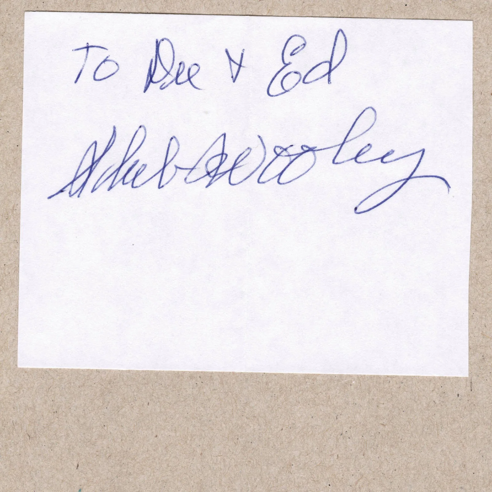 Sheb Wooley Signed Autograph w/ Fan Taken 3.5 x 3.5 OOAK Photo Vintage Rawhide, изображение 2