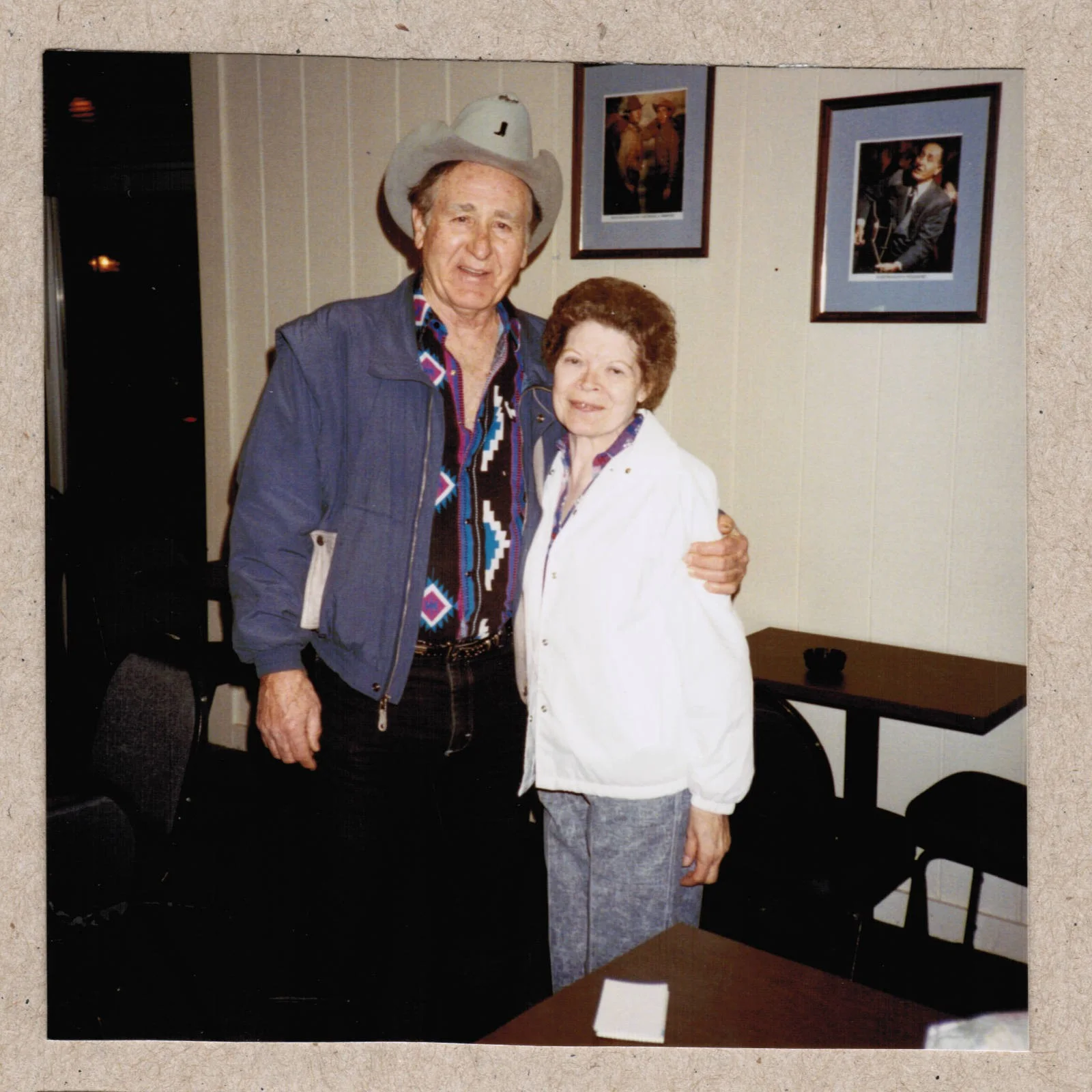 Sheb Wooley Signed Autograph w/ Fan Taken 3.5 x 3.5 OOAK Photo Vintage Rawhide, изображение 3