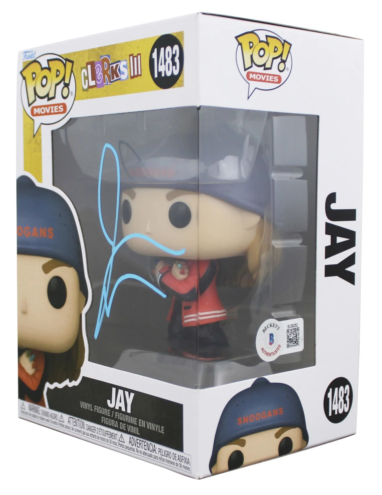Jason Mewes — Jason Mewes Clerks III Signed Jay #1483 Funko Pop Vinyl Figure BAS #BL69282, изображение 2