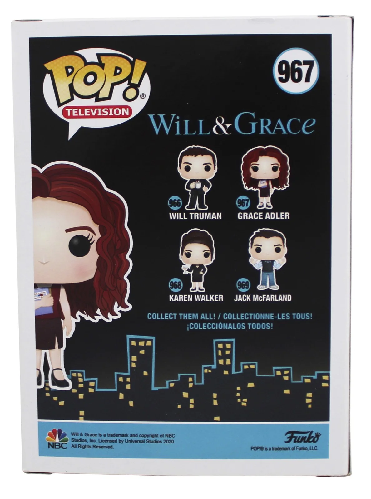 Debra Messing — Debra Messing Will & Grace Signed Grace Adler #967 Funko Pop Figure BAS #BW89034, изображение 4
