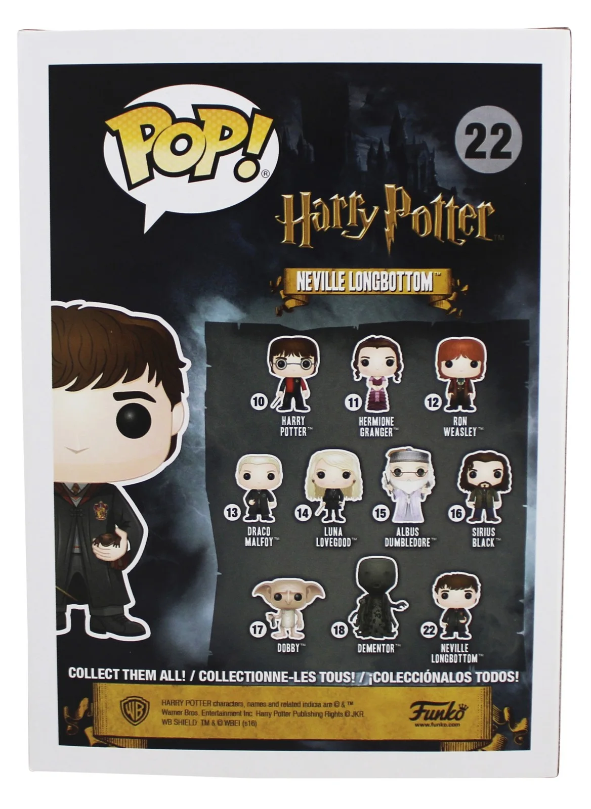 Matthew Lewis — Matthew Lewis Harry Potter Signed Neville Longbottom #22 Funko Pop Figure JSA, image 4