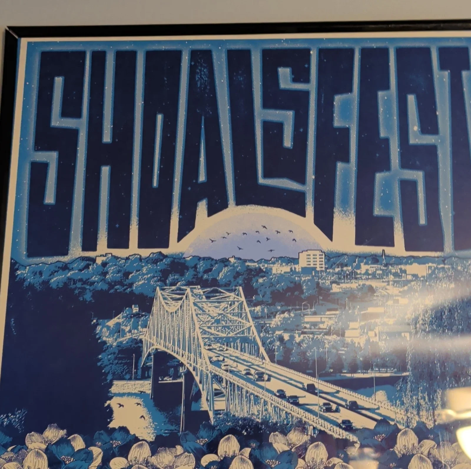 ShoalsFest 2025 Signed Poster McFarland Park Florence AL Original Music, изображение 4