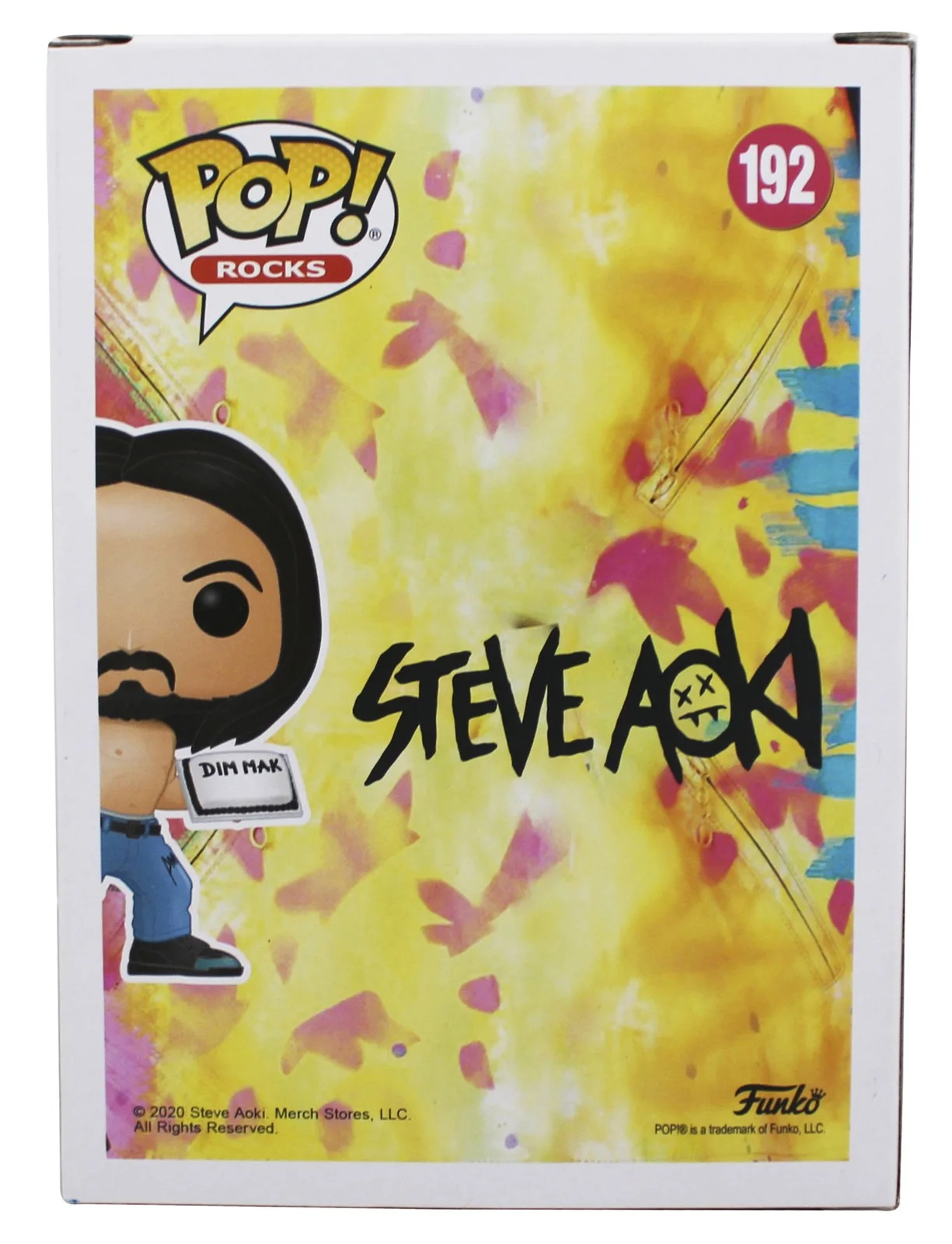 Steve Aoki — Steve Aoki Signed Steve Aoki #192 Funko Pop Vinyl Figure PSA/DNA #AJ38412, изображение 4