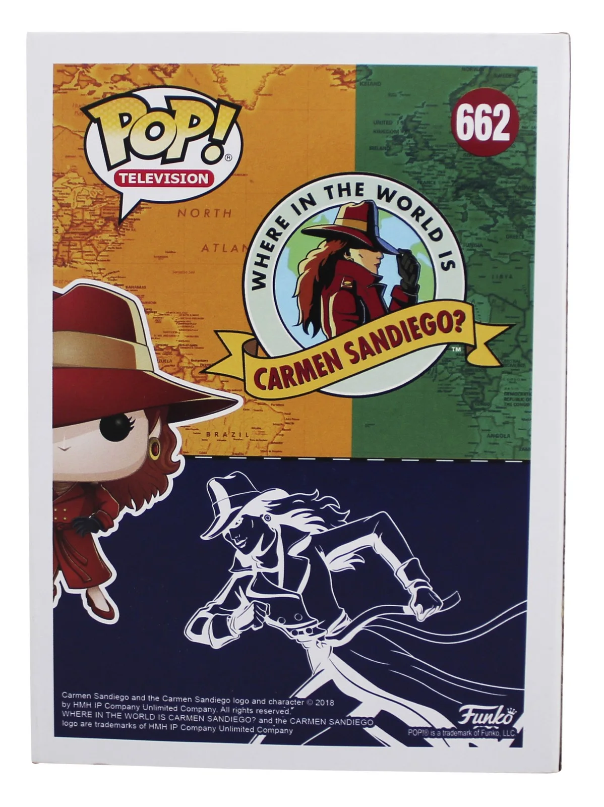 Gina Rodriguez — Gina Rodriguez Carmen Sandiego Signed #662 Funko Pop Vinyl Figure BAS #BW89042, изображение 4