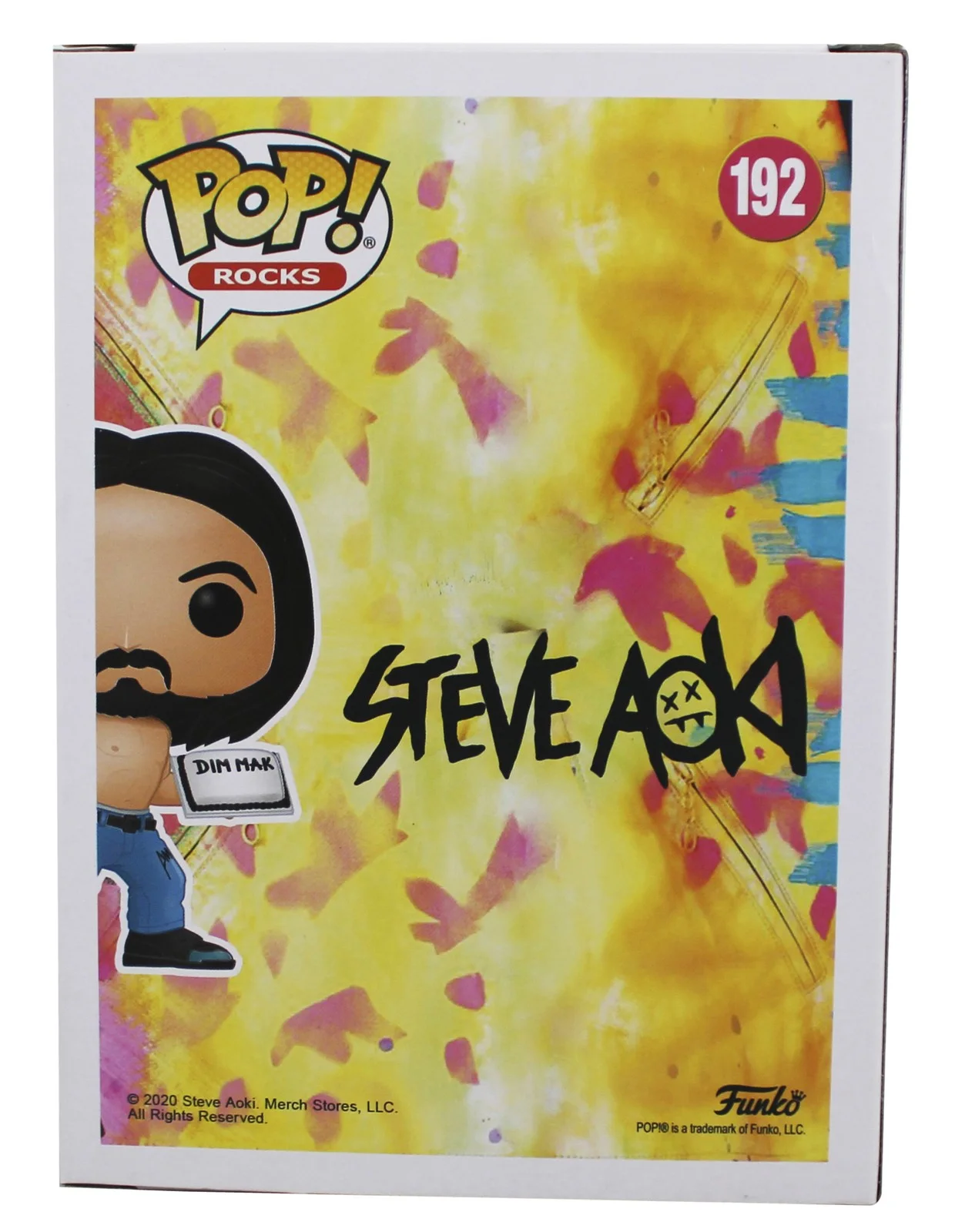 Steve Aoki — Steve Aoki Authentic Signed Steve Aoki #192 Funko Pop Vinyl Figure BAS #BA24172, image 4