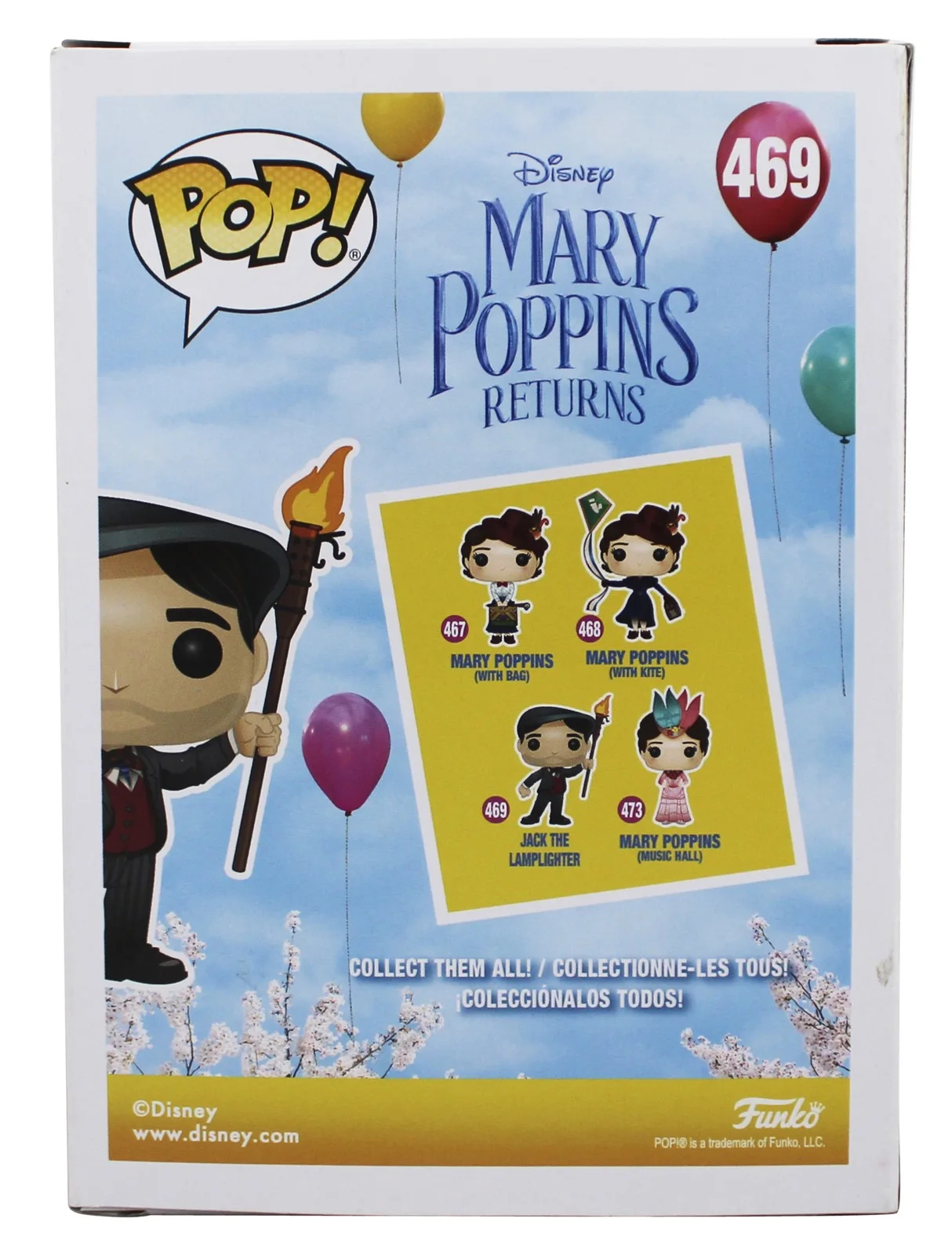Lin-Manuel Miranda — Lin-Manuel Miranda Mary Poppins Signed Jack #469 Funko Pop Figure BAS #G55732, image 4