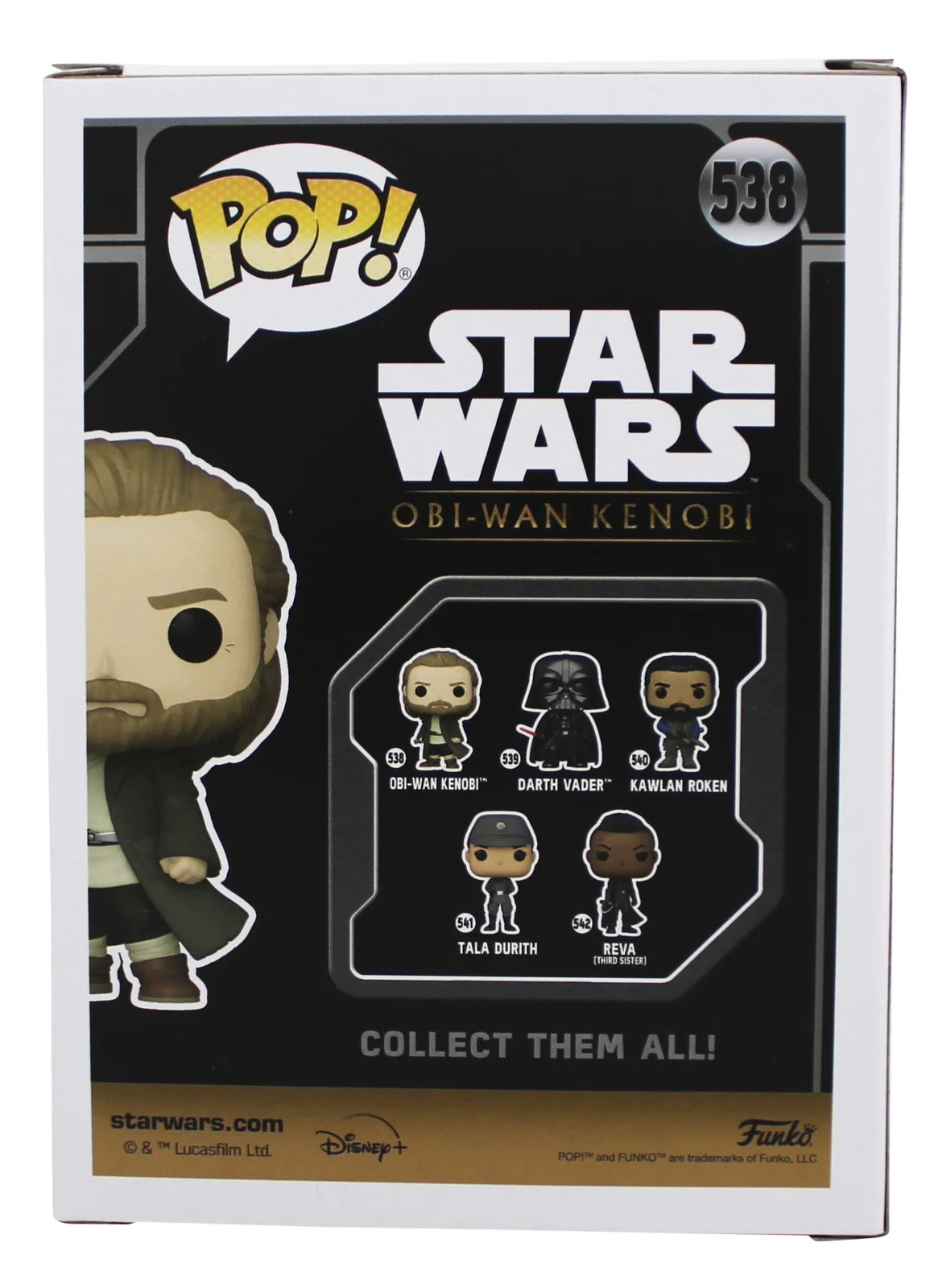 Ewan McGregor — Ewan McGregor Star Wars Signed Obi-Wan Kenobi #538 Funko Pop Figure BAS #BW89035, изображение 4