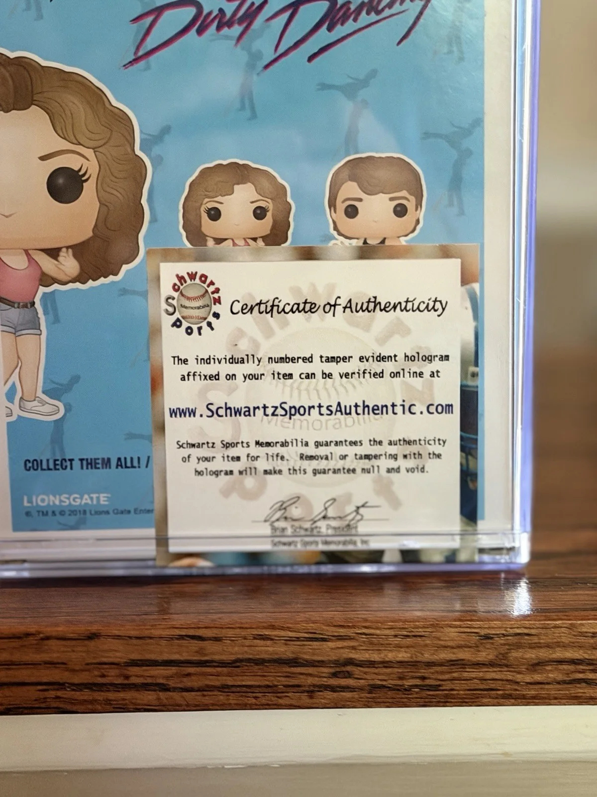 Funko Pop! Movies Dirty Dancing Baby Signed w/ Schwartz Sports COA, изображение 2