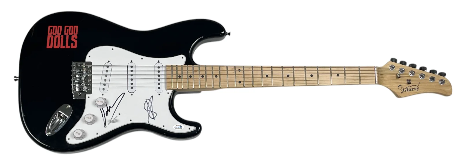 GOO GOO DOLLS Signed Autograph Electric Guitar John Rzeznik Robby Takac ACOA COA, изображение 2