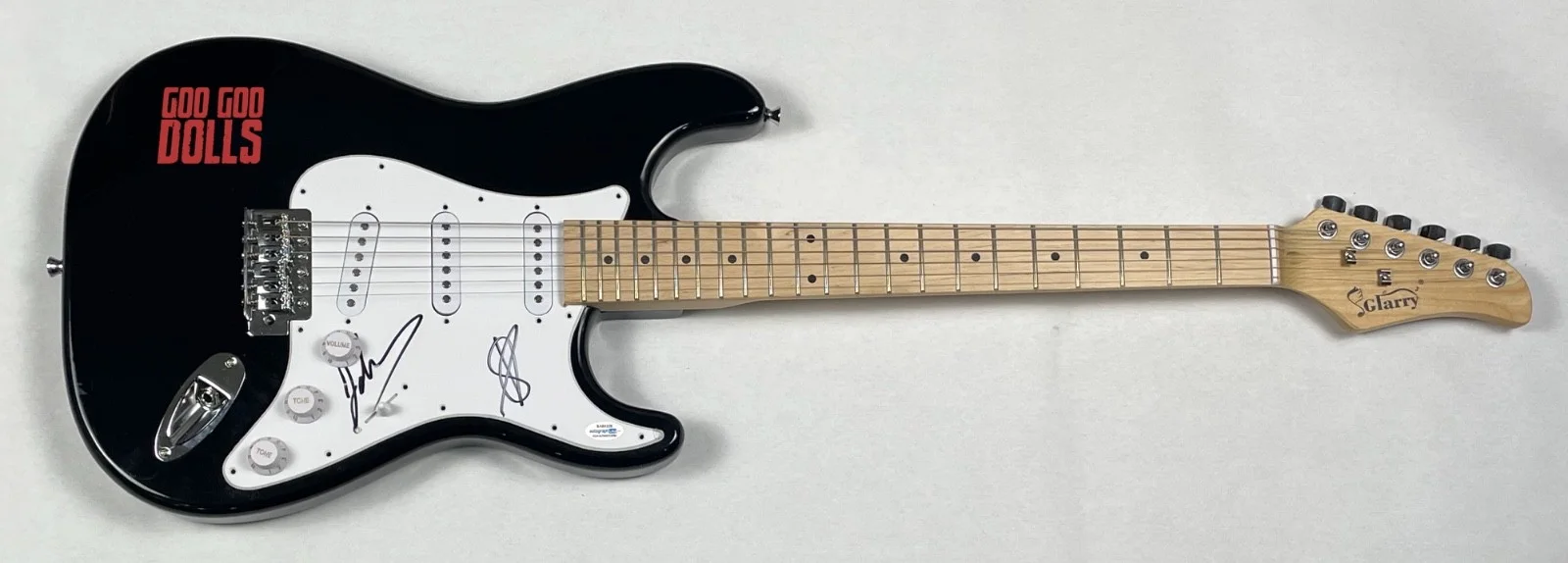 GOO GOO DOLLS Signed Autograph Electric Guitar John Rzeznik Robby Takac ACOA COA, изображение 3