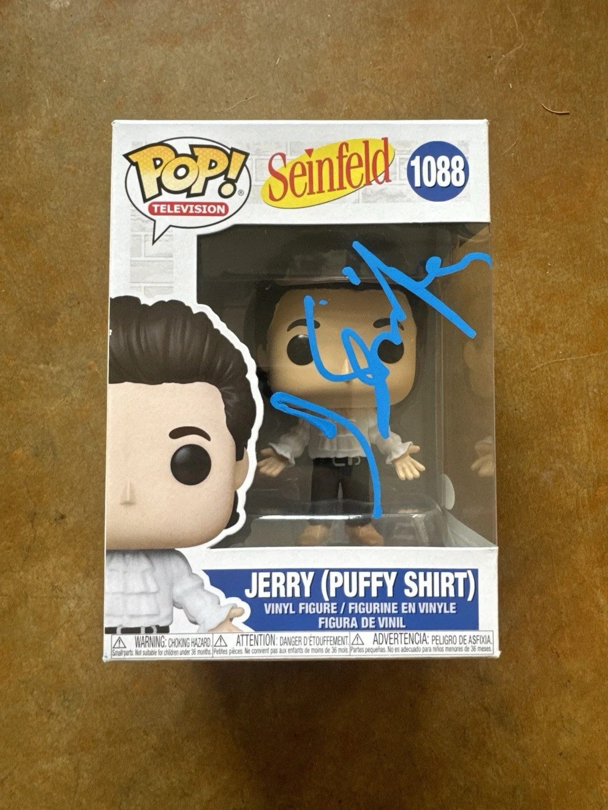 Jerry Seinfeld Signed Autographed Puffy Shirt Pop Funko 1088 JSA/COA, изображение 2