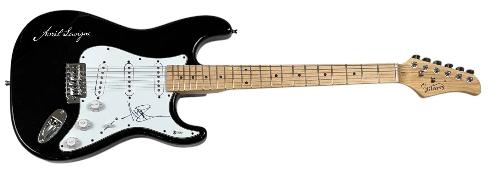 Avril Lavigne Signed Autograph Electric Guitar Under My Skin Let Go Beckett COA, изображение 2