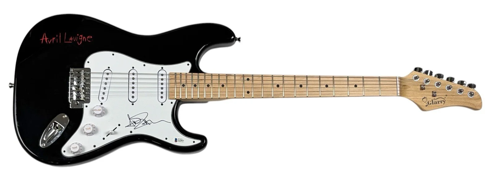 Avril Lavigne Signed Autograph Electric Guitar Under My Skin Let Go Beckett COA, изображение 2