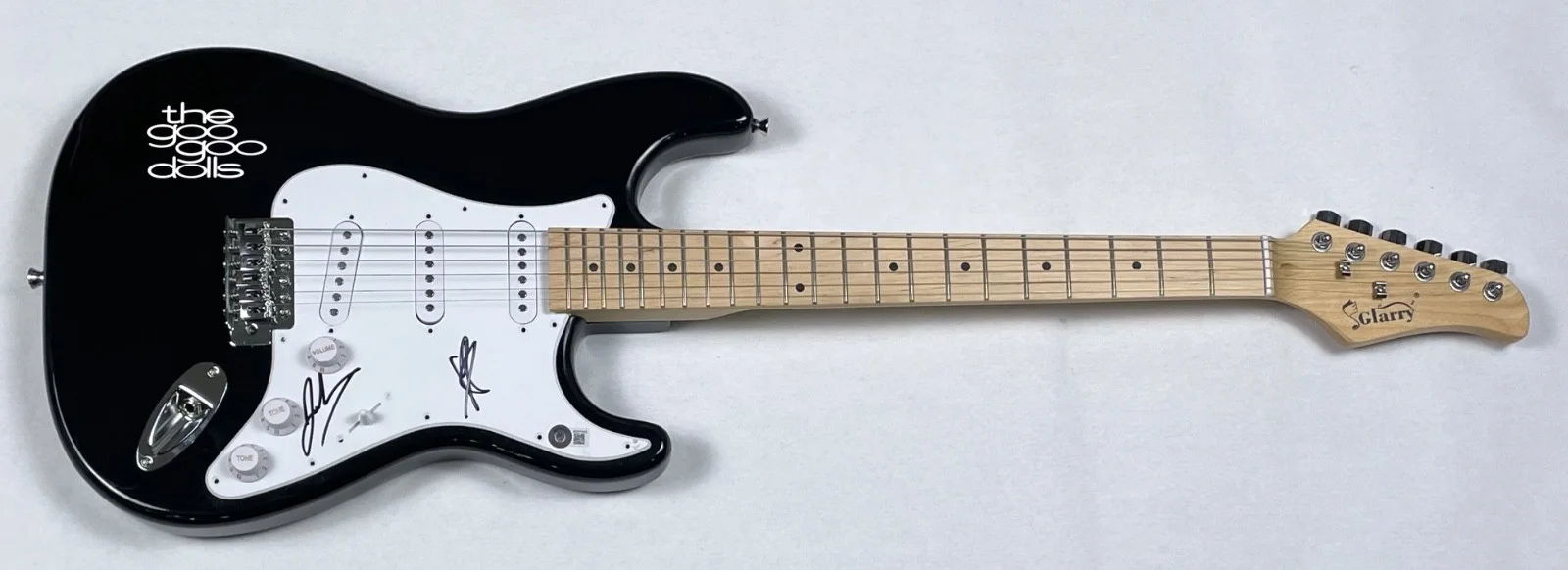John Rzeznik Robby Takac GOO GOO DOLLS Signed Autograph Electric Guitar BAS COA, изображение 3