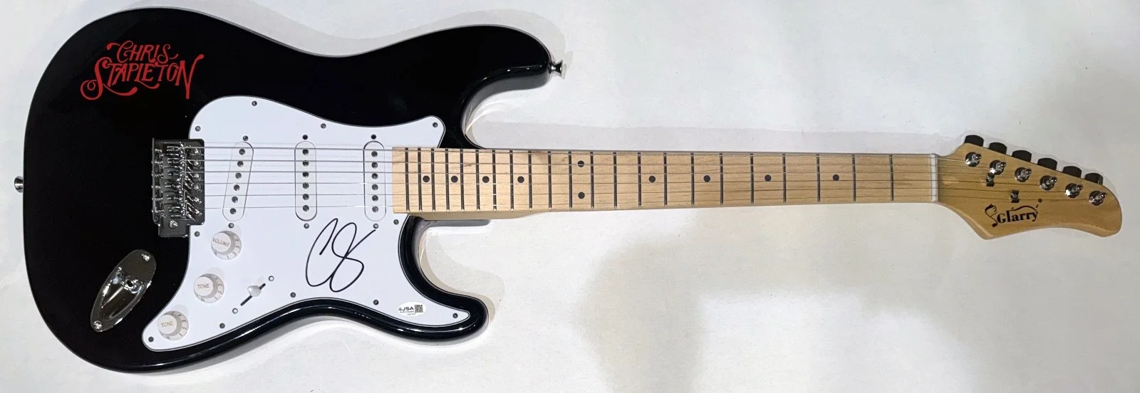 Chris Stapleton Signed Autograph Electric Guitar Traveller Country Star JSA COA, изображение 3