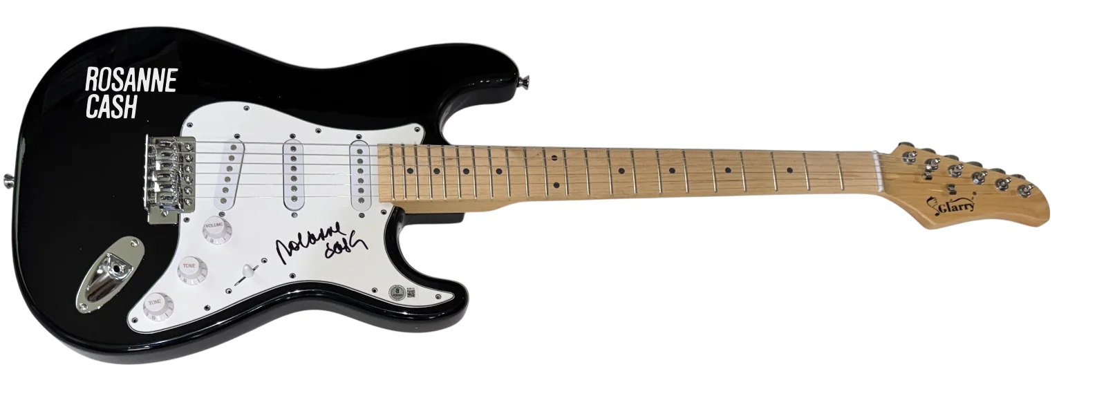 Rosanne Cash Signed Autograph Electric Guitar Johnny Cash's Daughter Beckett COA, изображение 2